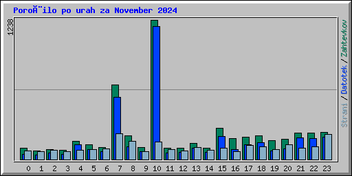 Poroèilo po urah za November 2024